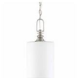 Craftmade Dardyn 1‑Light Mini Pendant – Brushed Polished Nickel