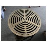 MIFAB 12″ Round Floor Drain Top – Heavy-Duty, Nickel-Bronze Finish