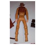 Vintage Johnny West Doll With Accessories  Classic Western Action Figure.