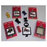 Cast Bar Trivet Bottle Opener (4) And Mini Cast Roadsters (4).