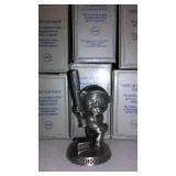 Avon Fine Collectibles Days Of The Week Bears (7) And BJ Bearington Pewter (6).