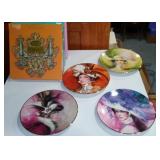 Avon The Four Seasons Mrs. P.F. E. Albee Portrait Plates (4)