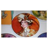 Avon The Four Seasons Mrs. P.F. E. Albee Portrait Plates (4)