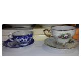 Avon Collector Plates (13), Teacup/Saucers/Tray, Creamer/Sugar.