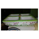 Avon Collector Plates (13), Teacup/Saucers/Tray, Creamer/Sugar.