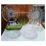 Indiana Glass (7)Killarney, Diamond Cut Depression And More.
