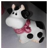 Cow Themed Cookie Jar And Tea Pot