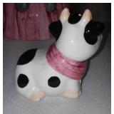 Cow Themed Cookie Jar And Tea Pot