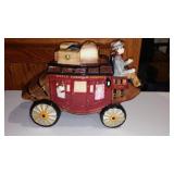 Wells Fargo Mail Stagecoach Cookie Jar
