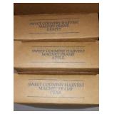 NIB Sweet Country Harvest Dishware By Avon Accessories.
