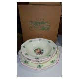 NIB Sweet Country Harvest Dishware By Avon Accessories.