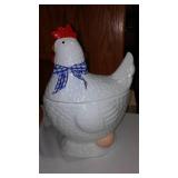 Avon Cookie Jars Bear And Hen