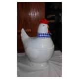 Avon Cookie Jars Bear And Hen