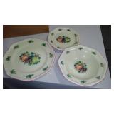 NIB Sweet Country Harvest Dishware By Avon Complete Set Of 4 Plus Accessories.