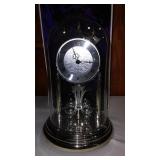 Anniversary Clock, Loricron, Silvertone.