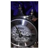 Anniversary Clock, Loricron, Silvertone.