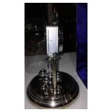 Anniversary Clock, Loricron, Silvertone.