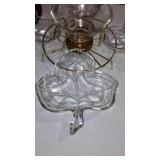 Hazel Atlas Susan Server, Fondue Set, Kitchen Caddy.