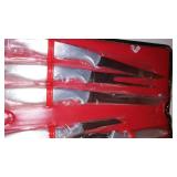 Chevy Promotion High Carbide Steel Cutlery Set With Case. (Setting For 8 Plus)