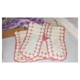 Hand Embroidered And Crocheted Pillowcases, Bookmarks, Projects And More.