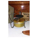 WWII Field Rations, Heater, Stove, Canteen, Knife And More.