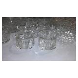 Anchor Hocking, Federal Snack Trays And Cup Assortment.