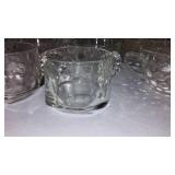 Anchor Hocking, Federal Snack Trays And Cup Assortment.