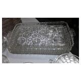 Anchor Hocking, Federal Snack Trays And Cup Assortment.