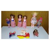 Celluloid Flapper Dolls, FAB Walking Dolls (4) And More.