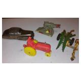 Vintage Manoil Barclay Cannon, Ralstoy Car And More.