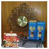 Home Interior Clock, Kitchen Tool Set (2) And More.