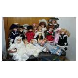 Large Assortment Of Dolls. Super Clean