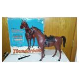 Vintage Johnny West Thunderbolt Horse.