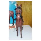 Vintage Johnny West Thunderbolt Horse.