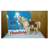Vintage Johnny West Thunderbolt Horse.