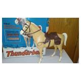 Vintage Johnny West Thunderbolt Horse.