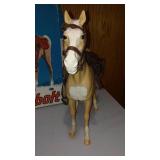 Vintage Johnny West Thunderbolt Horse.