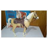 Vintage Johnny West Thunderbolt Horse.