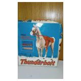 Vintage Johnny West Thunderbolt Horse.