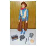 Vintage Johnny West Action Figurine