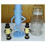 Vintage Mr. Peanut Bank And Salt Pepper