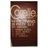 Vintage Corelle By Corning, Butterfly Gold, NEW In Box, Place Setting For 4.