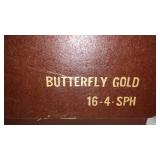 Vintage Corelle By Corning, Butterfly Gold, NEW In Box, Place Setting For 4.