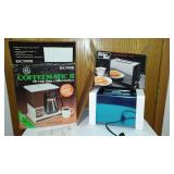 New 2-Slice Toaster And Drip Coffee Maker