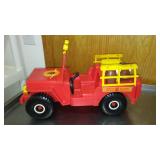 Vintage 70s Chuck Wagon Jeep, Marx Johnny Jeep And Horse Trailer