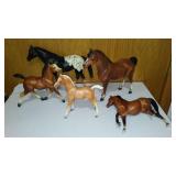 Vintage Breyer Horses (5) Large (2) Small (3)