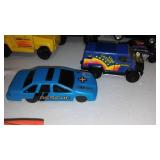 Assortment Of Play Cars, Vans, Trucks.