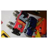Assortment Of Play Cars, Vans, Trucks.
