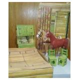 Circle X Ranch Vintage Cardboard Playset And Thunderbolt (2)