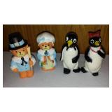 Salt And Pepper Bambi, Penguins, Cast, Outhouse And More (10)